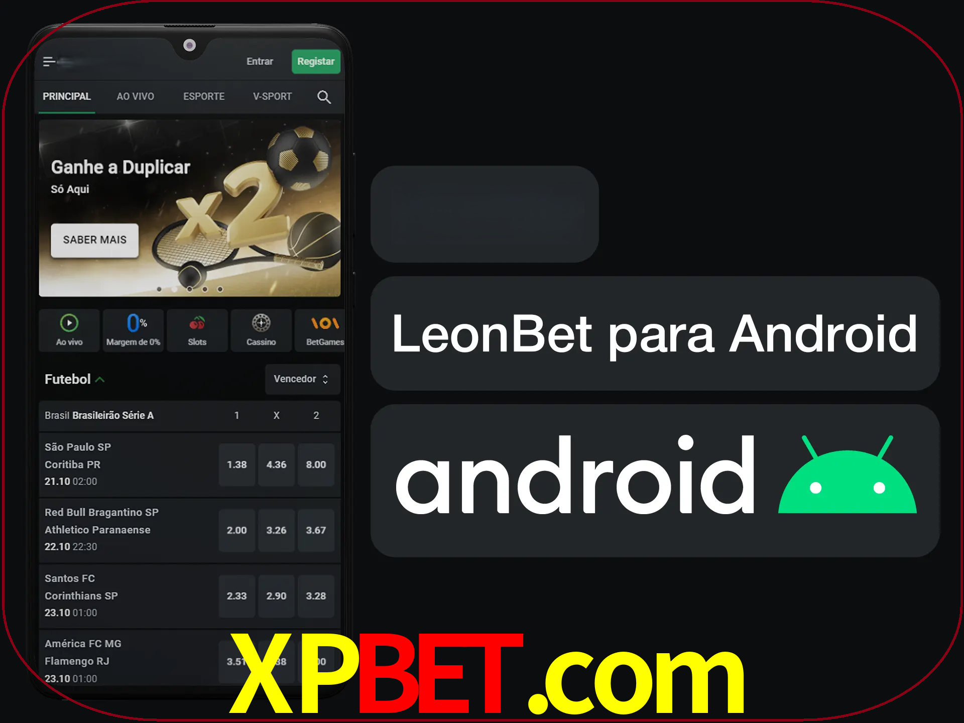 Adquira sua versão poket de LeonBet.