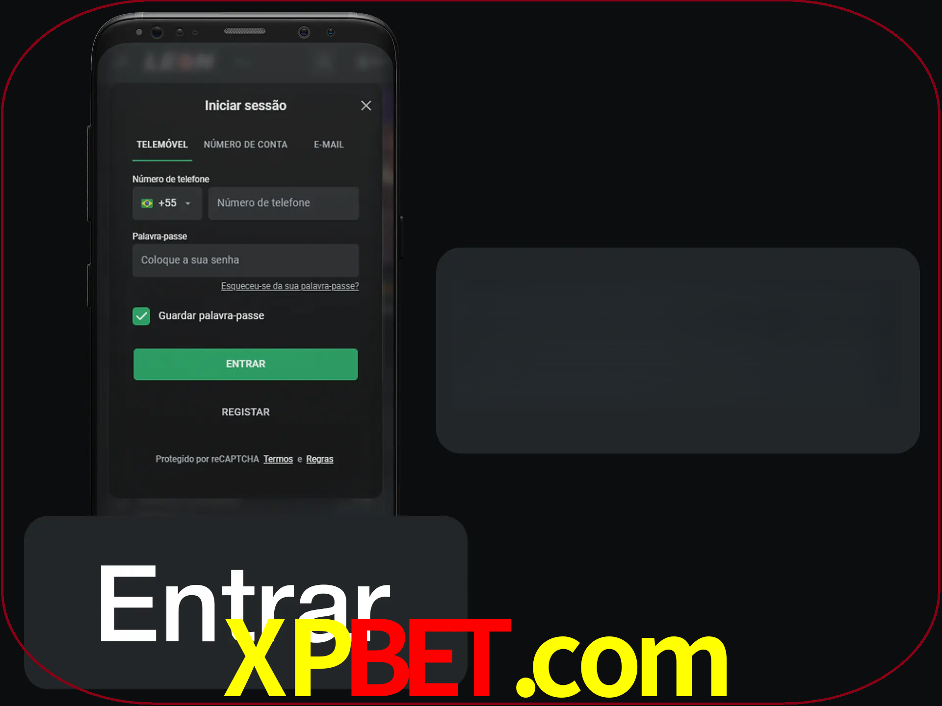 Faça o login para começar a apostar e jogar no cassino.
