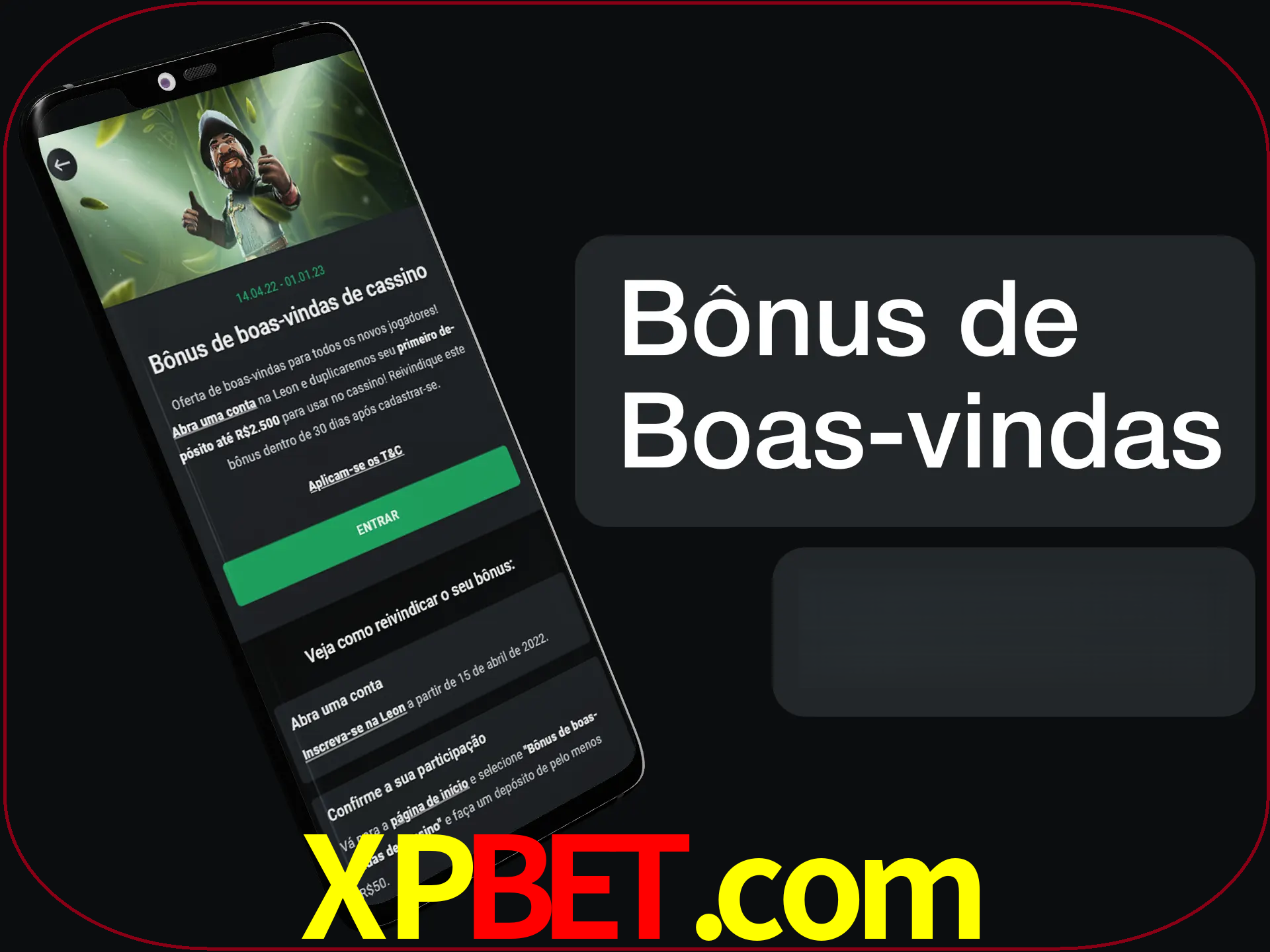 Não se esqueça de usar o bônus de boas-vindas.